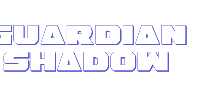 Guardian Shadow Font