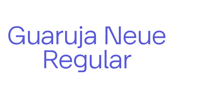 Guaruja Neue Regular Font Download