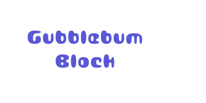 Gubblebum Black Font Download