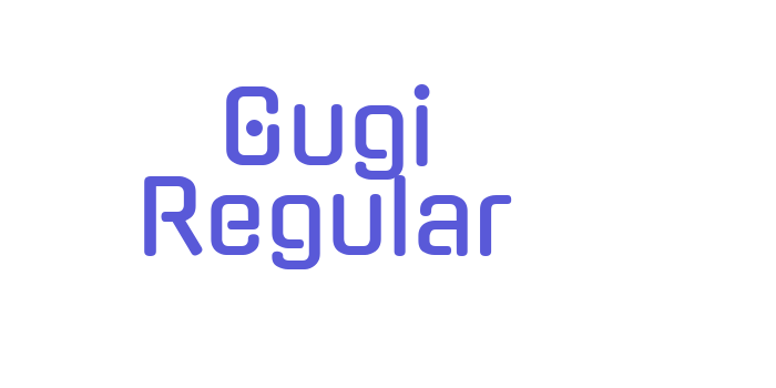 Gugi Regular Font Download