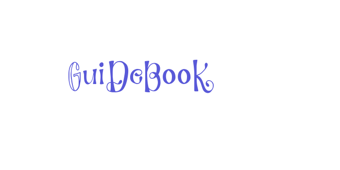 Guidebook Font Download