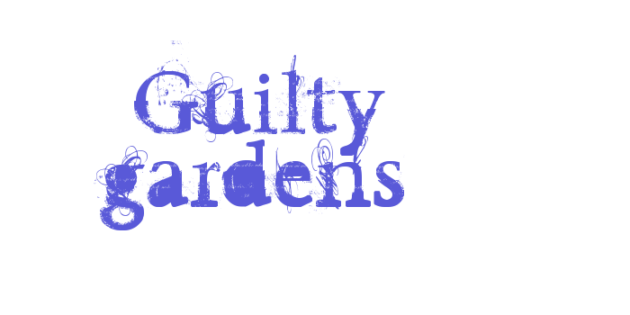 Guilty gardens Font Download