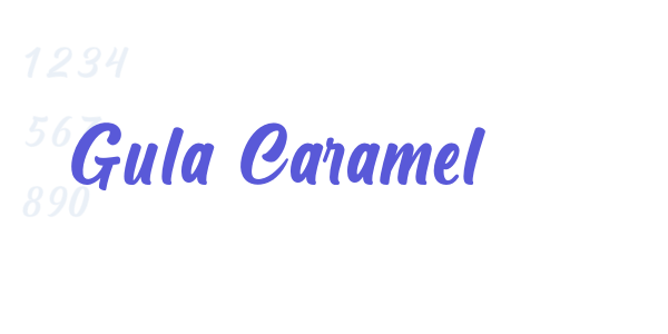 Gula Caramel font free