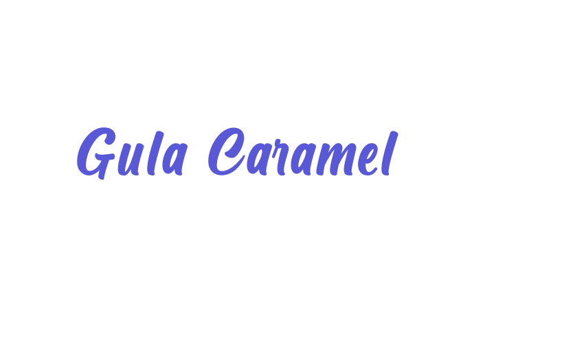 Gula Caramel Font