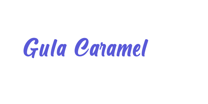 Gula Caramel Font Download