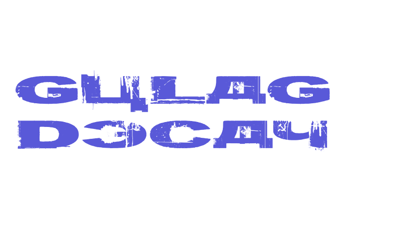 Gulag Decay Font Download