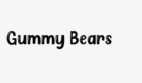 Gummy Bears Font