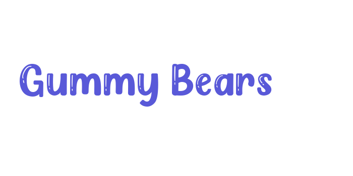 Gummy Bears Font Download