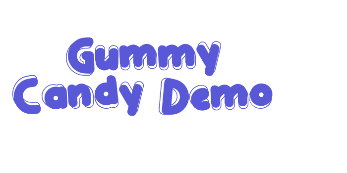 Gummy Candy Demo Font Download