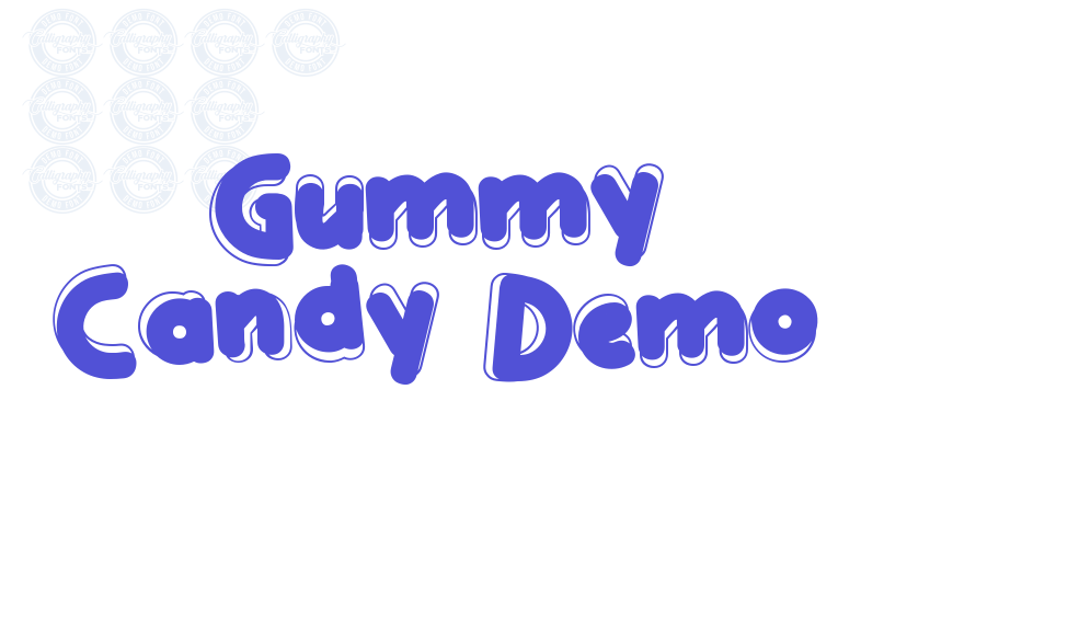 Gummy Candy Demo-font-download