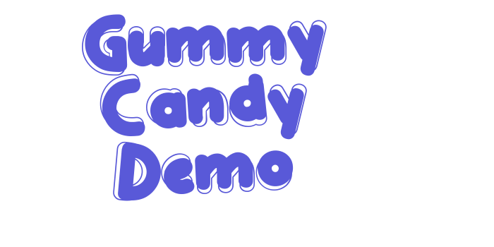 Gummy Candy Demo Font