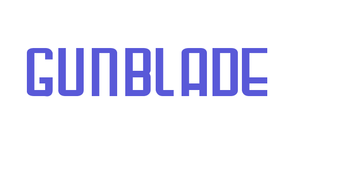 Gunblade Font Download