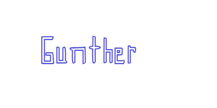 Gunther Font Download