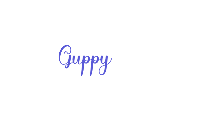 Guppy Font