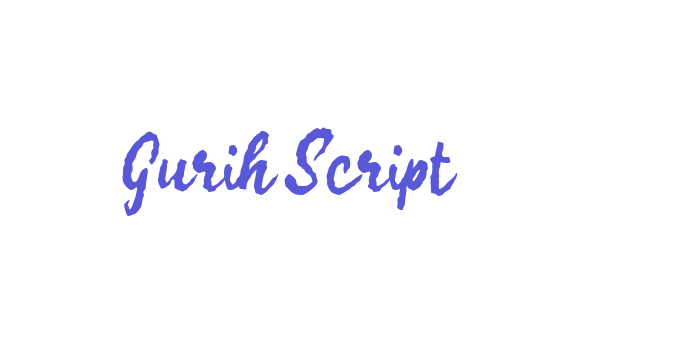 Gurih Script Font Download