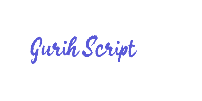 Gurih Script Font