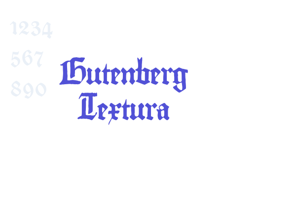 Gutenberg Textura Font Download