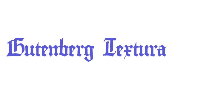 Gutenberg Textura Font Download