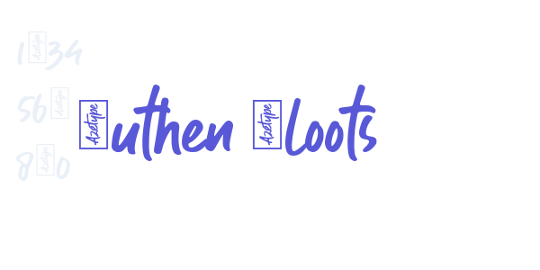 Guthen Bloots font free