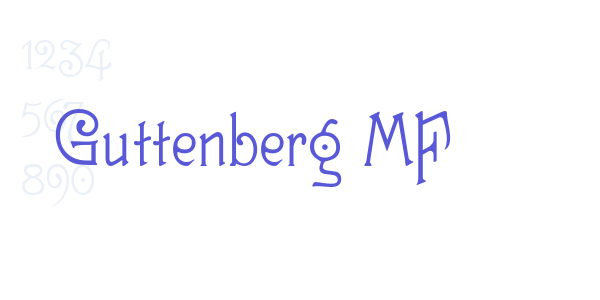 Guttenberg MF font free