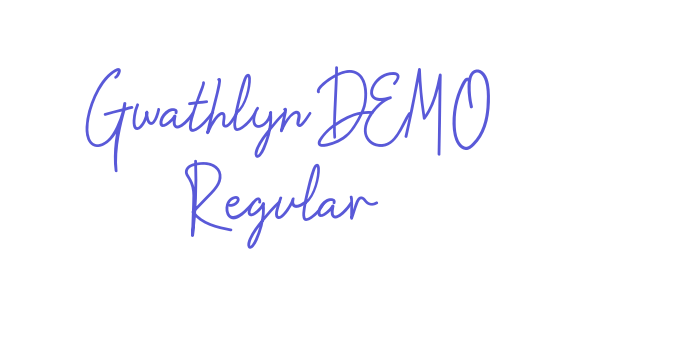 Gwathlyn DEMO Regular Font