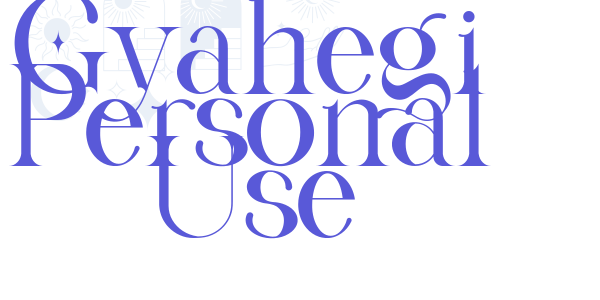 Gyahegi Personal Use font free