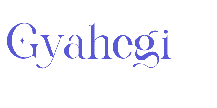 Gyahegi Font Download