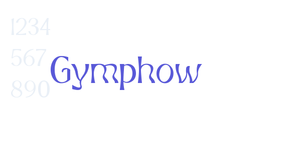 Gymphow font free