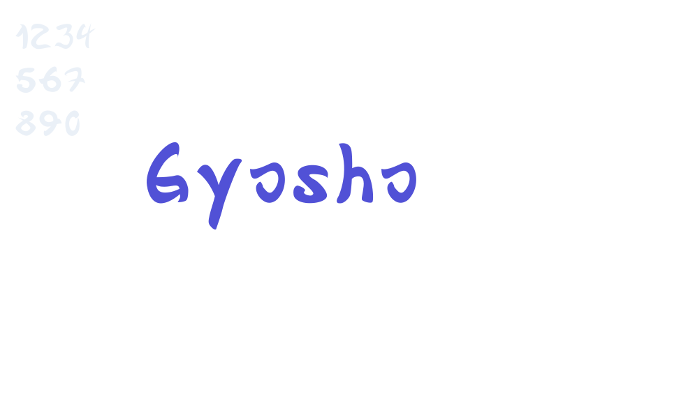 Gyosho-font-download