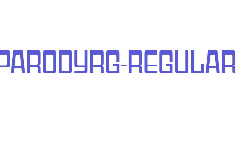 GyparodyRg-Regular Font Download