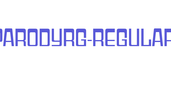 GyparodyRg-Regular Font Download