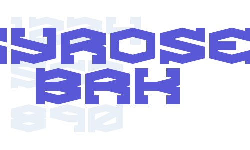 Gyrose BRK Font