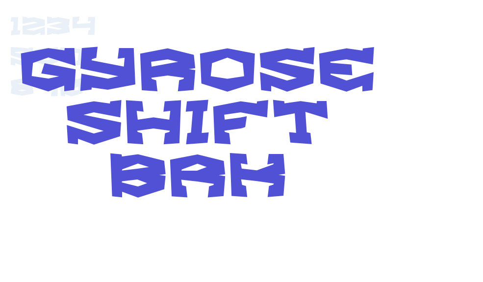 Gyrose Shift BRK-font-download