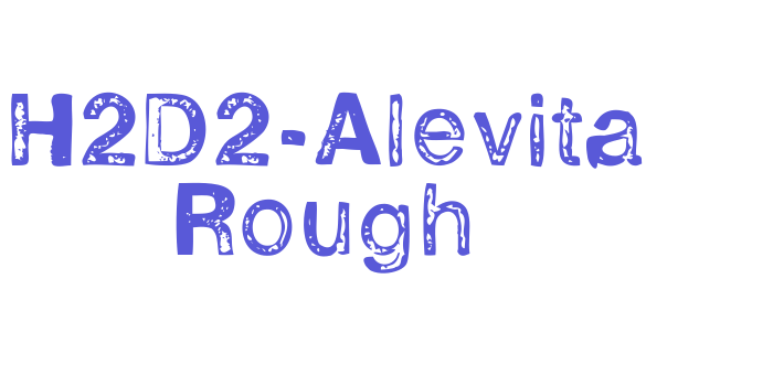 H2D2-Alevita Rough Font Download