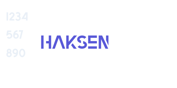 HAKSEN font free