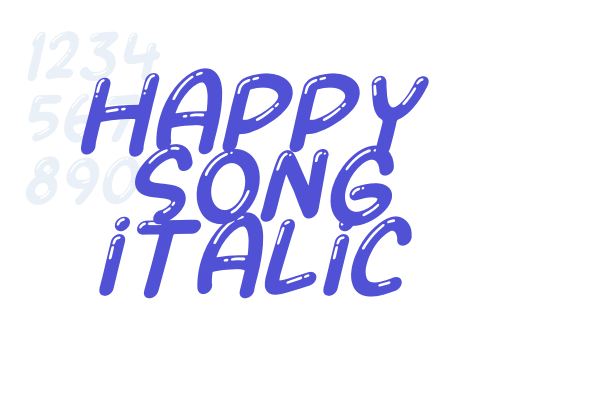 HAPPY SONG Italic