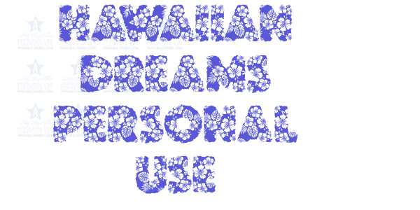 HAWAIIAN DREAMS PERSONAL USE font free