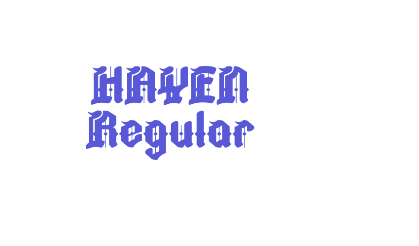 HAYEN Regular Font Download