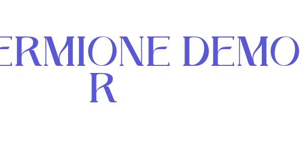 HERMIONE-DEMO Regular font free