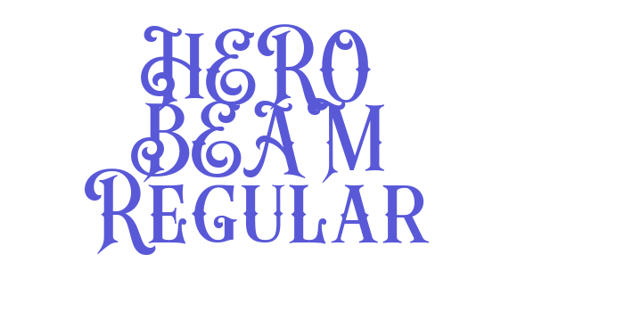 HERO BEAM Regular Font Download