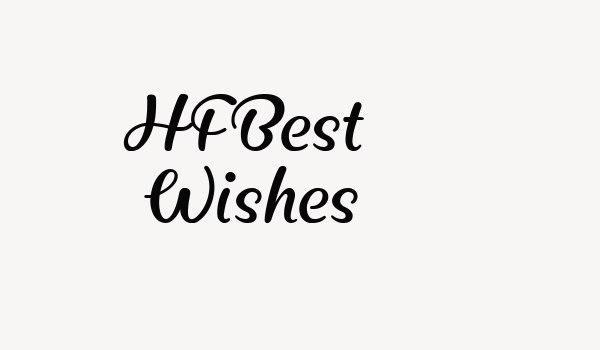 HFBest Wishes Font