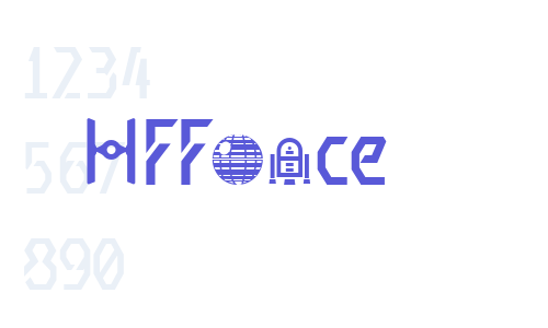 HFForce Font