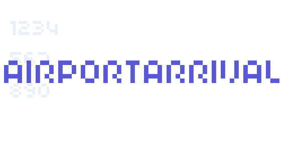 HIAIRPORTARRIVAL font