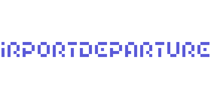 HIAIRPORTDEPARTURE Font Download