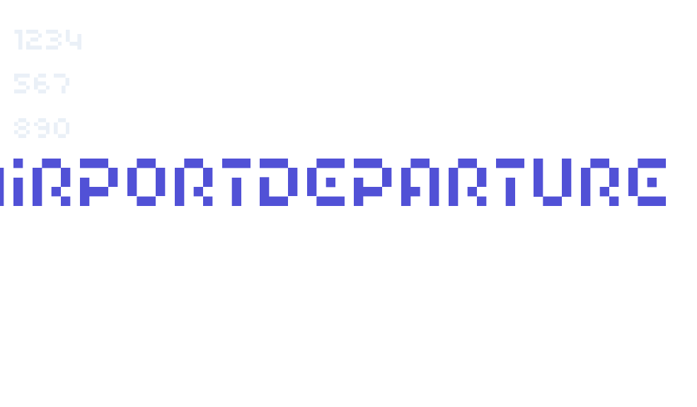 HIAIRPORTDEPARTURE-font-download