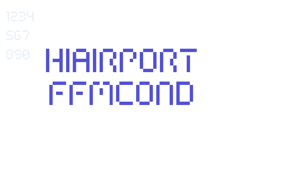 HIAIRPORT FFMCOND-font-download