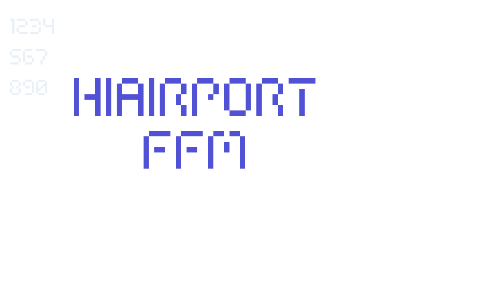 HIAIRPORT FFM-font-download