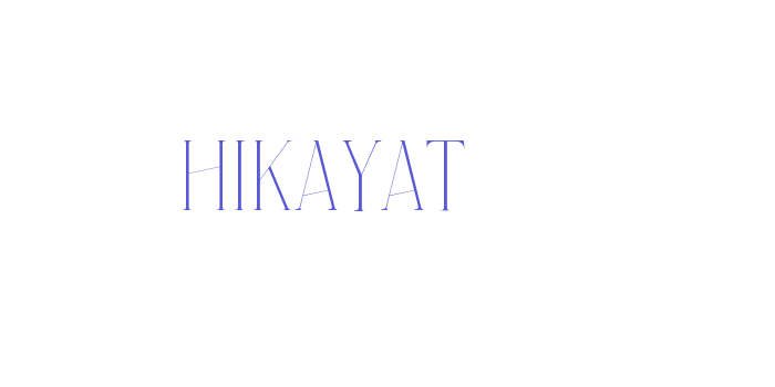 HIKAYAT Font Download