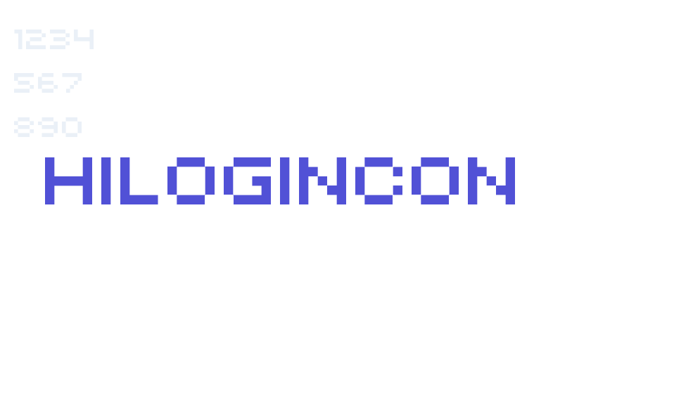 HILOGINCON-font-download