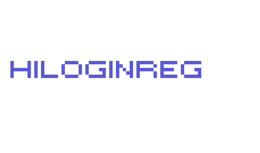 HILOGINREG Font